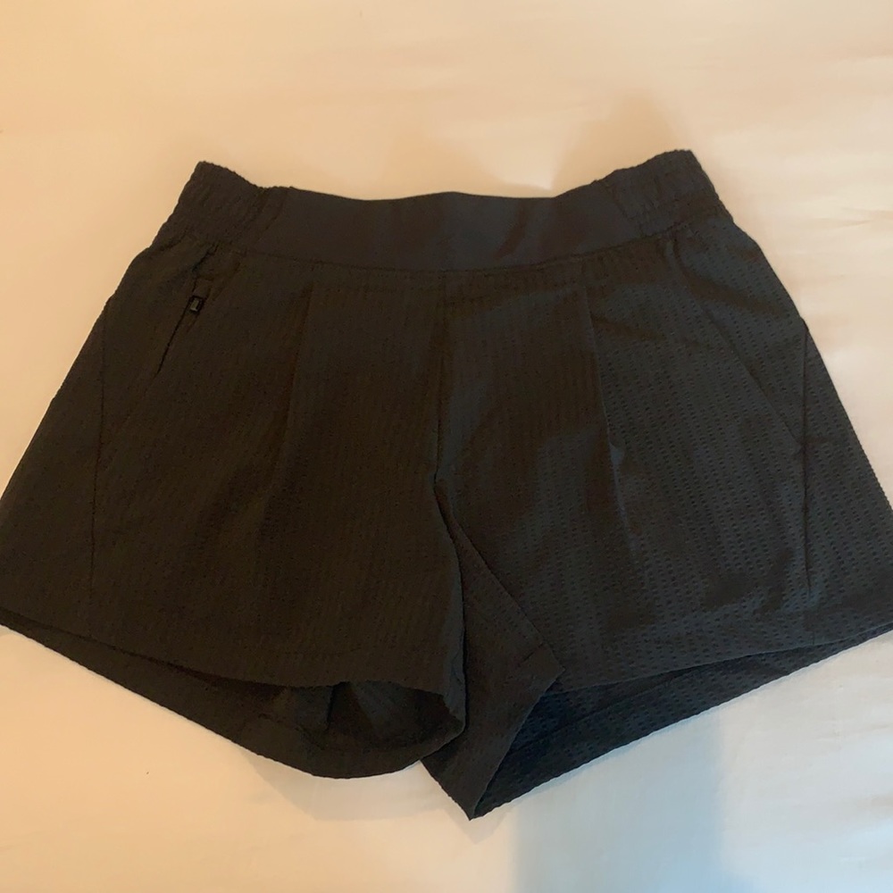 Athleta black shorts, size 0